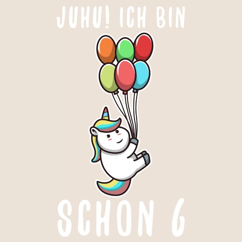 Ich bin schon 6 Einhorn