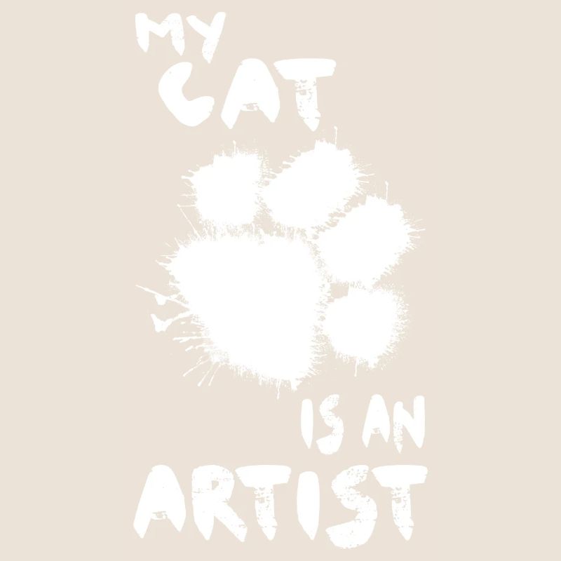 Katze süß Tier Kunst Pfote Pfoten Spruch