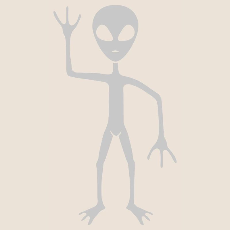 Alien Visitor Salutation Alien