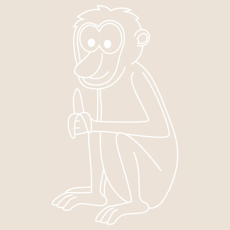 Monkey comic animal