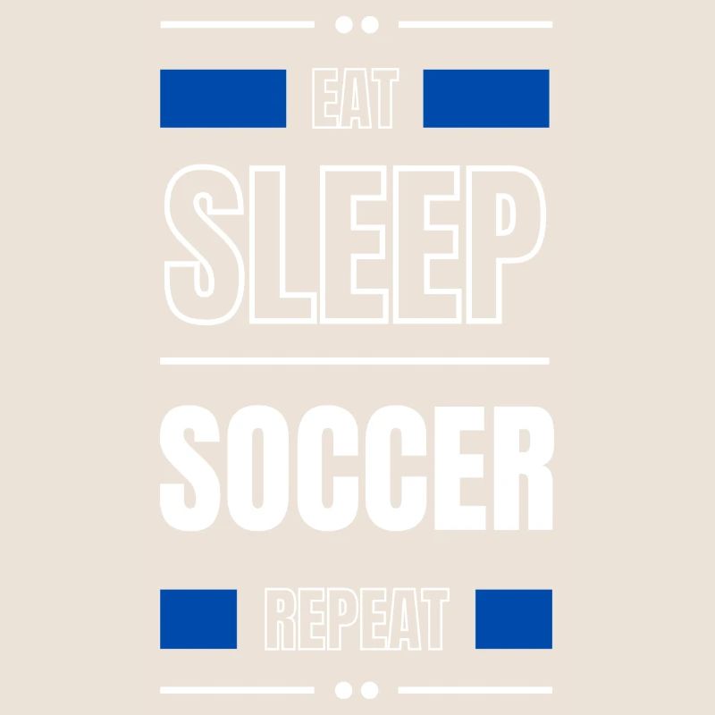 manger dormir soccer répéter l’idée cadeau en disant
