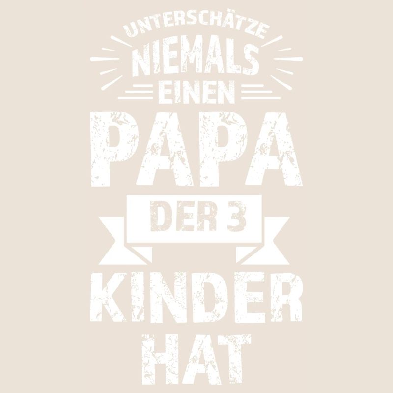 Papa 3 Kinder Kinder Geschenk