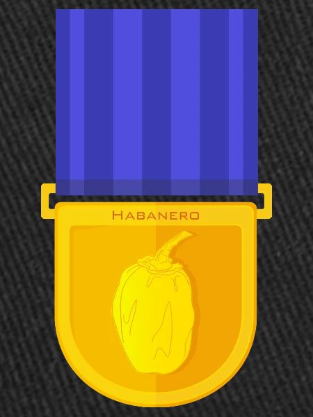 Médaille Habanero
