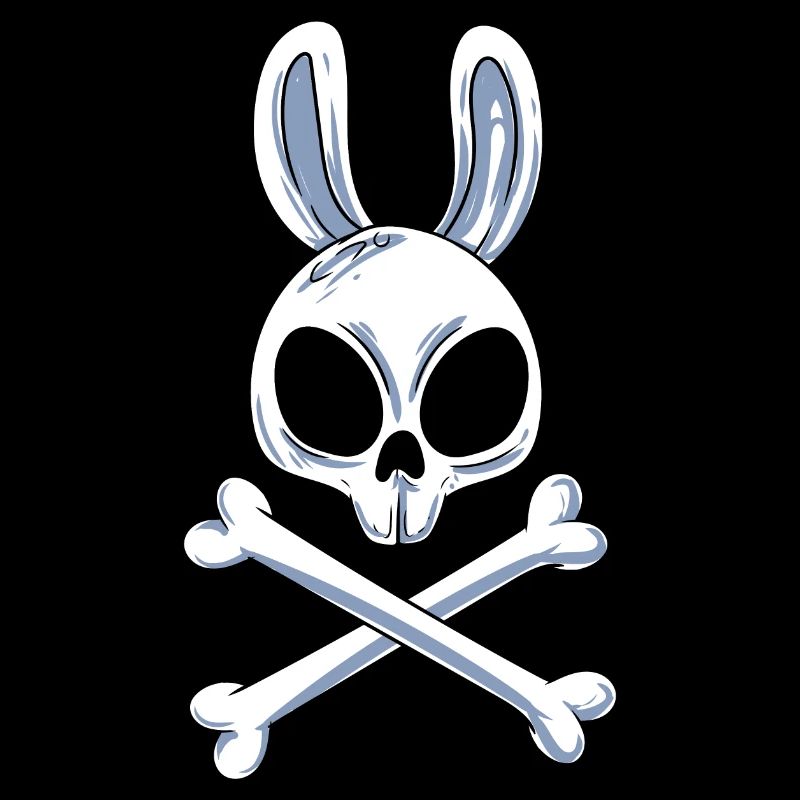 Conception de crâne avec de grandes oreilles