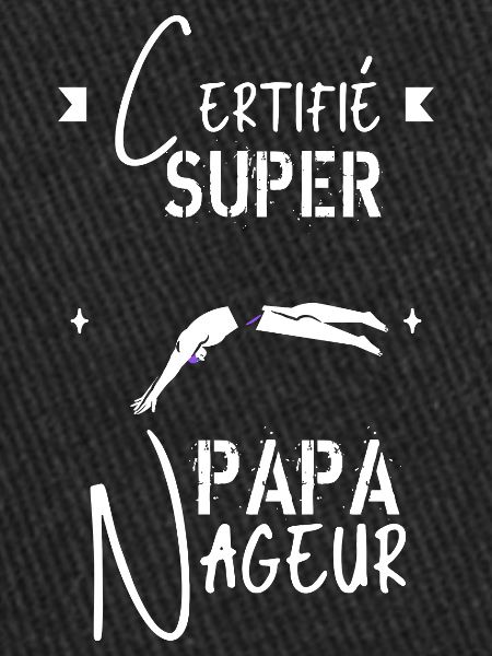 Certifié Super papa Nageur