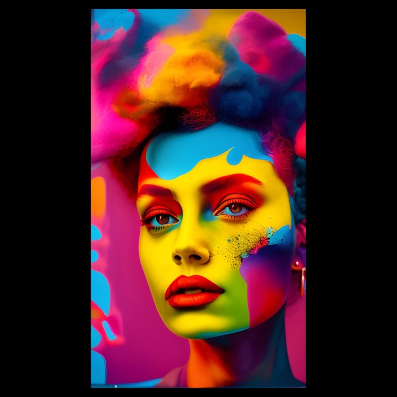 Émeute de couleurs de beauté