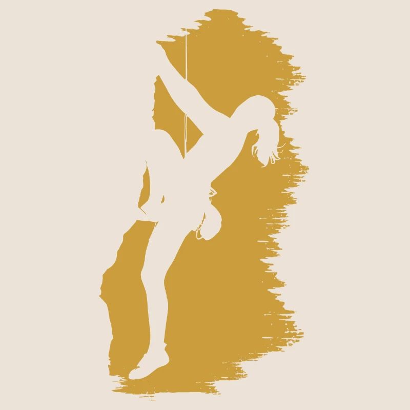 kletternde mädchen kletterer ein roccher