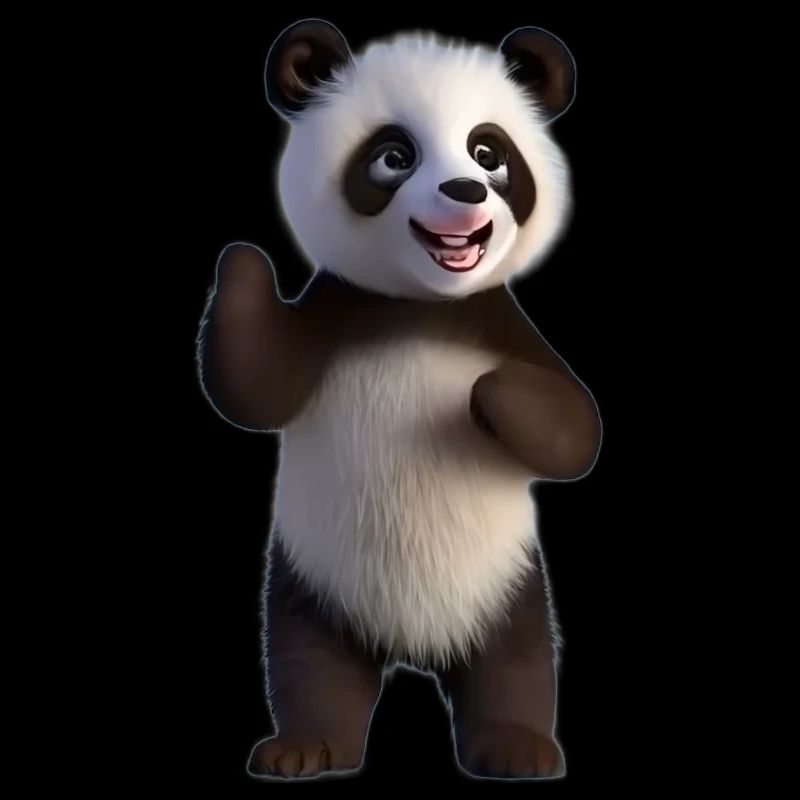 BÉBÉ PANDA DEBOUT