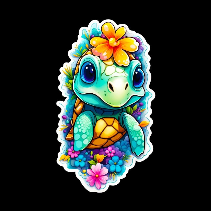 Cute Little Kids Turtle