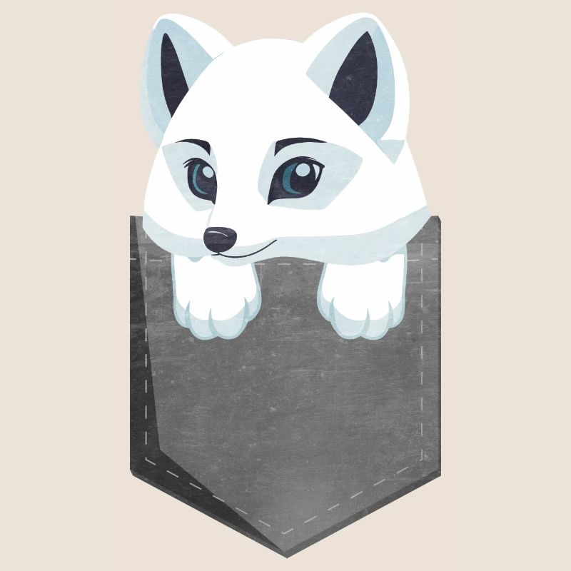 Cute arctic fox gift