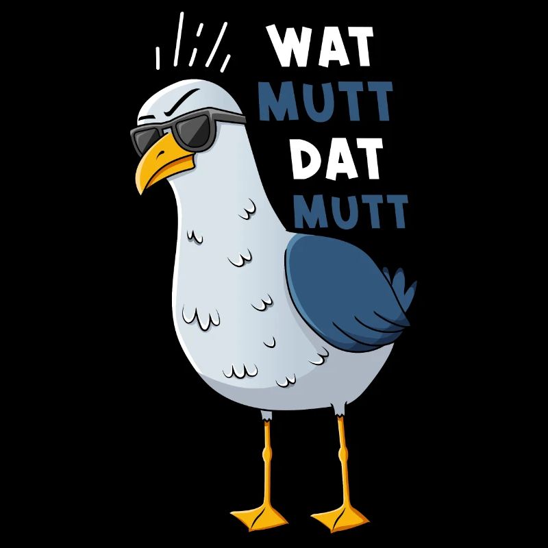 Wat Mutt dat Mutt Möwe Norddeutschland