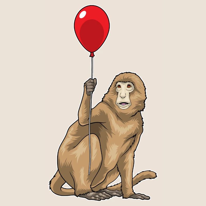 Affe Luftballon