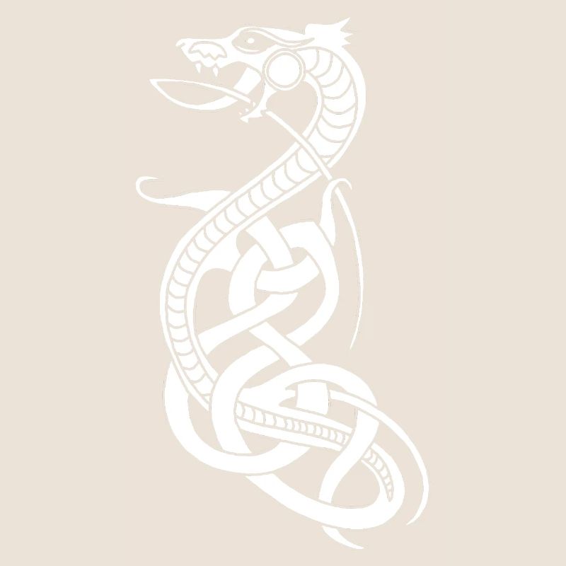 Serpent blanc infini