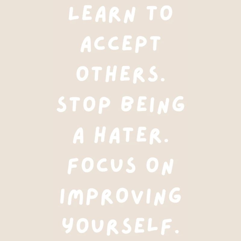 Learning acceptance, self-improvement