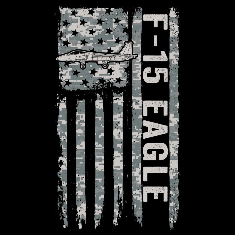 F-15 Eagle Drapeau américain Camouflage militaire F15