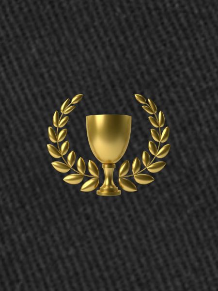 Coupe et lauriers