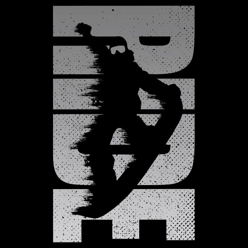 Snowboarding Retro Snowboarder Ride Distressed