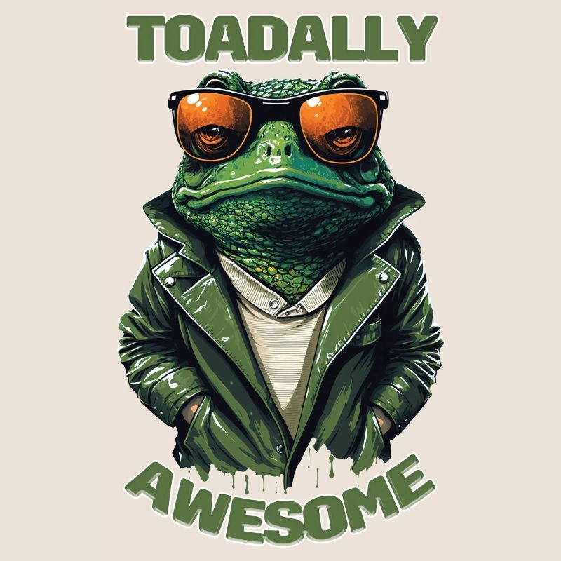 Toadally Awesome - Totally Awesome Cool Toad