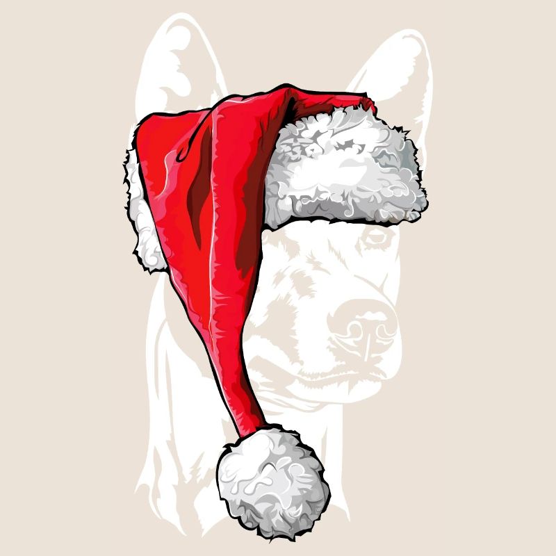 Santa Basenji Chiens de Noël Chiens Wilsigns