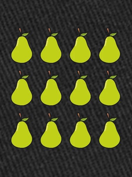 Pear pattern fruit