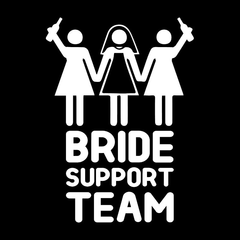 Bride support team cadeau mariage