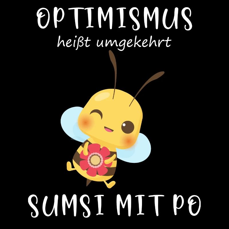 Biene Optimismus Sumsi mit Po