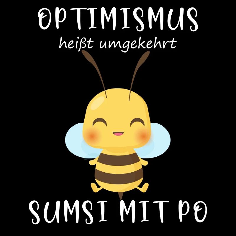 Biene Optimismus Sumsi mit Po