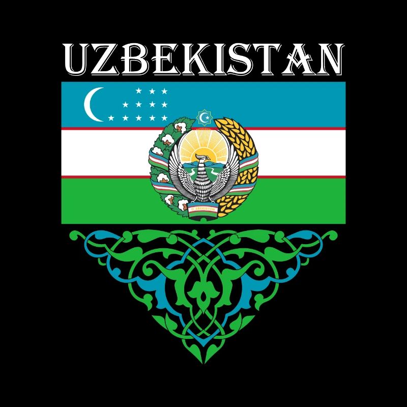 Ouzbékistan Drapeau Patrie Ouzbek Cadeau