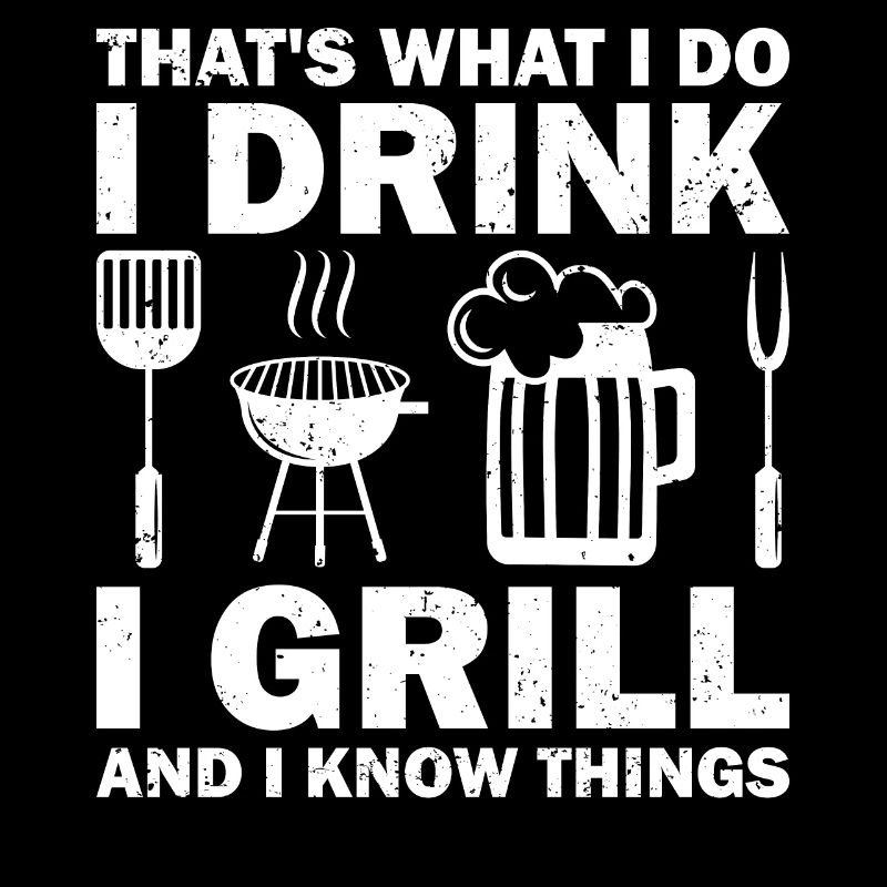Grillen Grill Sommer Barbecue Bier Spruch