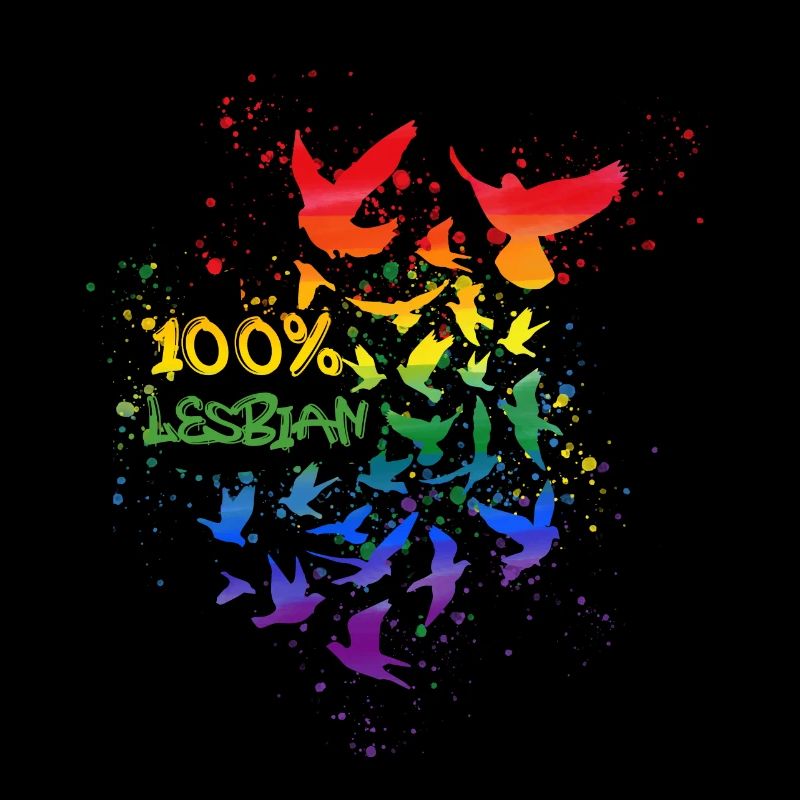 100% lesbian,tauben taube,graffiti,LGBT,bunt