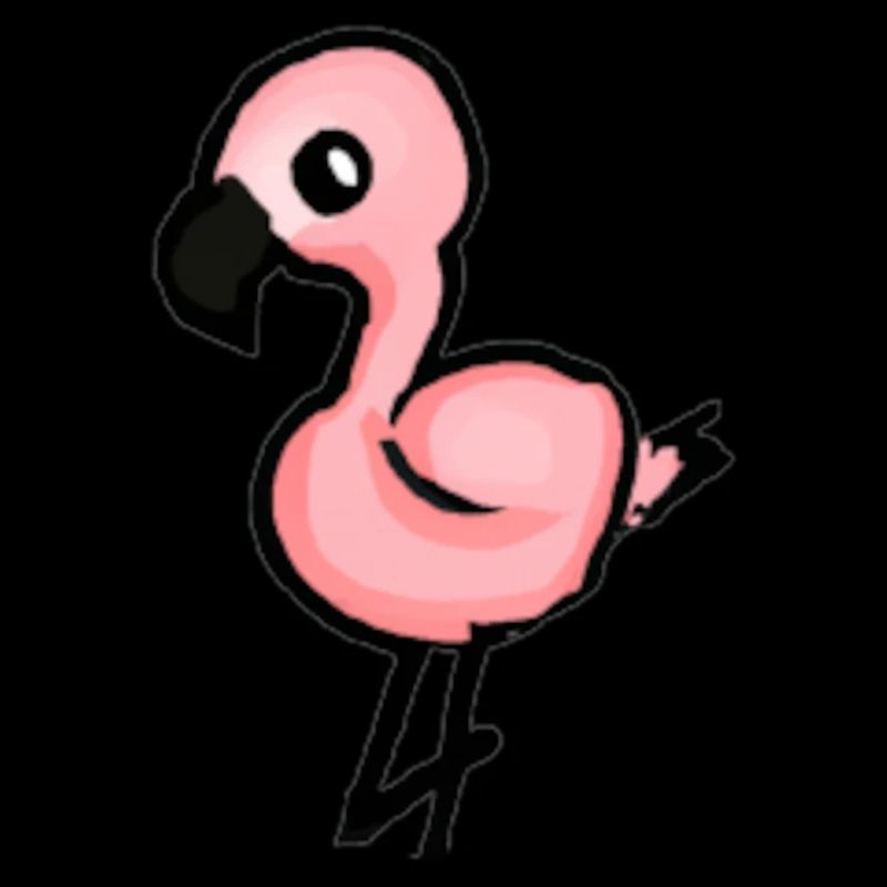 Flamingo doux mignon idée cadeau rose rose