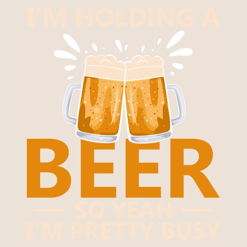 Lustiger Bier Spruch Bier Trinker
