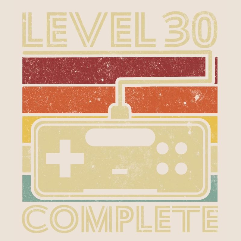 Level 30 komplett Geschenk 30 Jahre Geburtstag