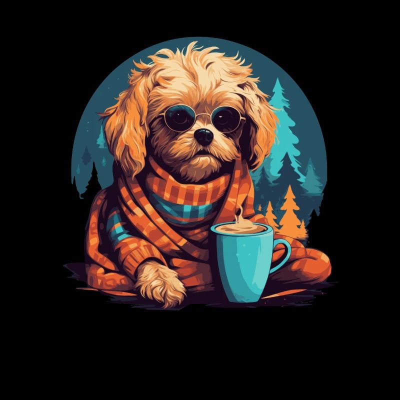 World Coffee Day with Dog