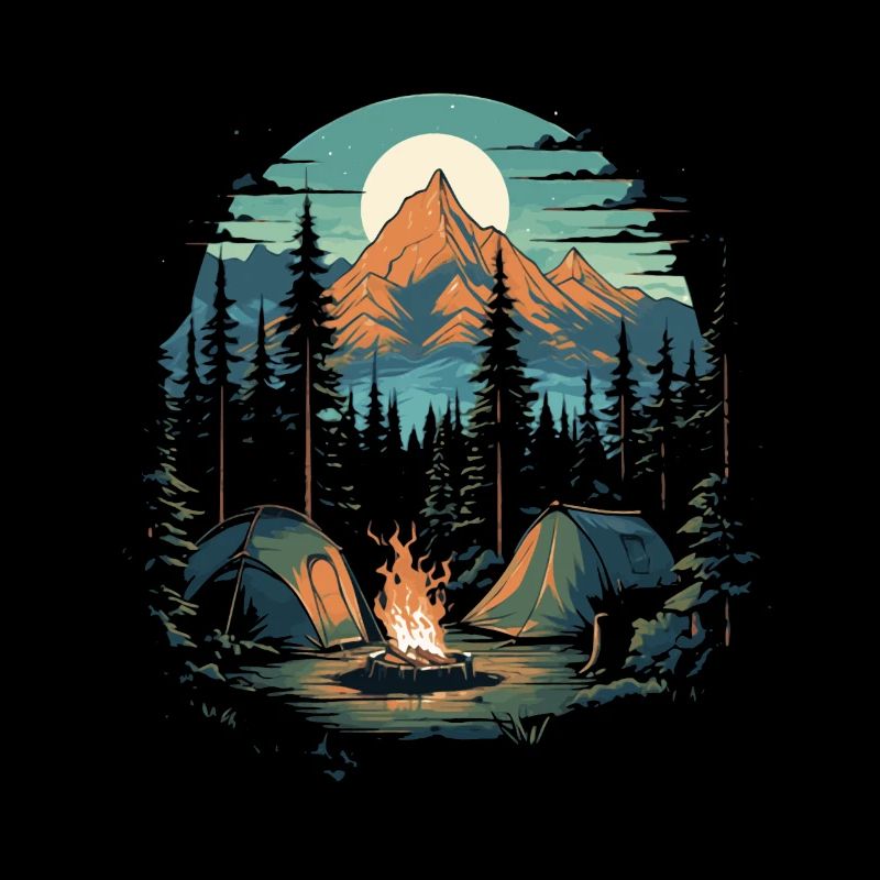 Aventure de trekking dans la nature de la forêt