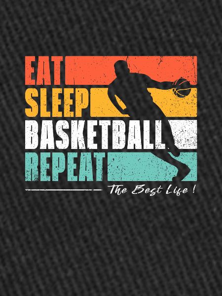 Manger Dormir Basketball Repeter.