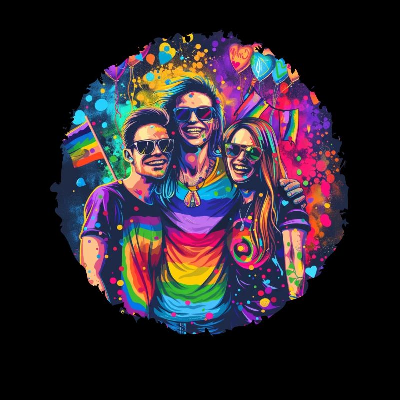 Rainbow Connection Embrace, Happy Pride