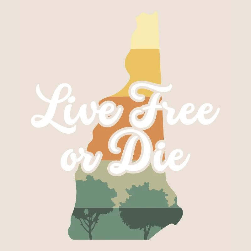 Leben Frei Oder Sterben Retro Nature Vintage Neu