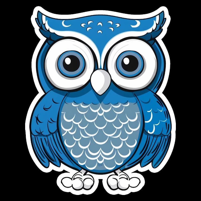 Niedliche Eule Kawaii Maskottchen