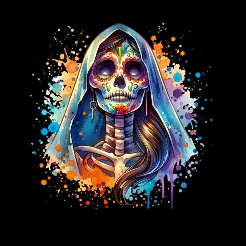 Carnaval, Halloween et Día de los Muertos Skeleton