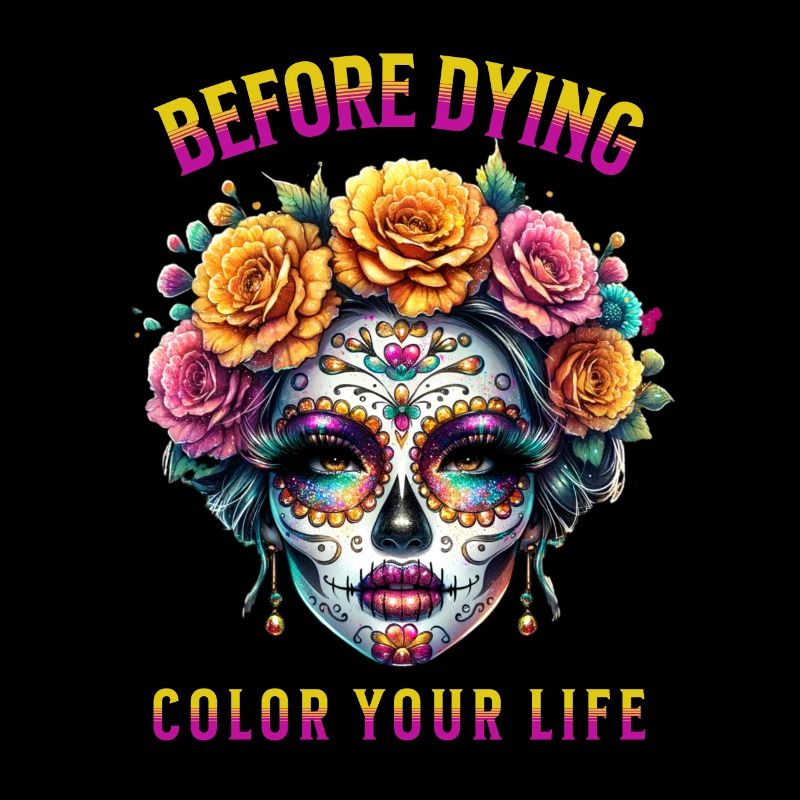 Dia-de-los-muertos-carnival-halloween art