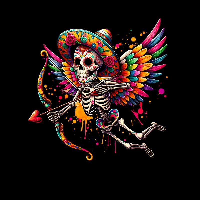 La flèche de Cupidon rassemble les cœurs