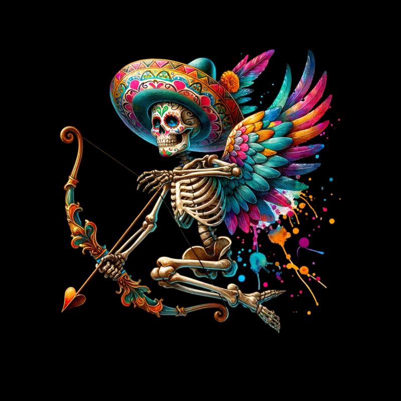 La flèche de Cupidon rassemble les cœurs