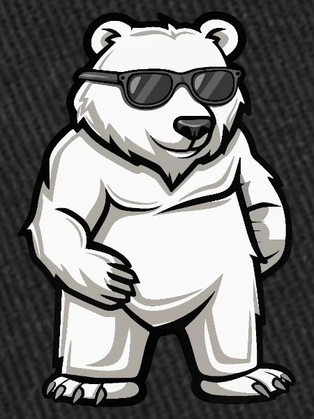 Polar Bear Cool Comic