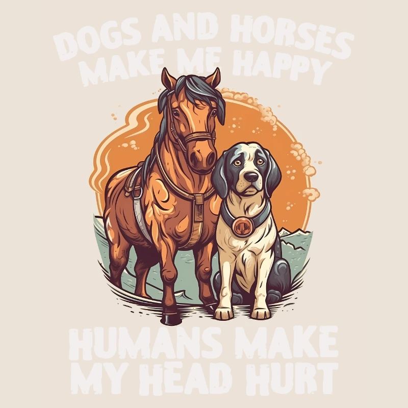 Hunden Und Pferden