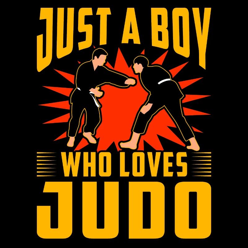Nur ein Junge, der Judo liebt