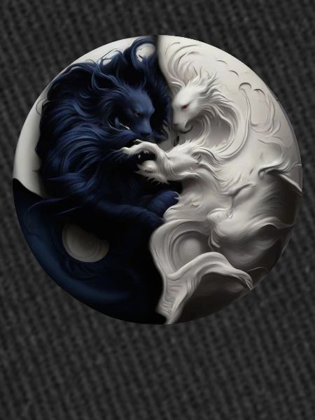 Yin Yang Black White