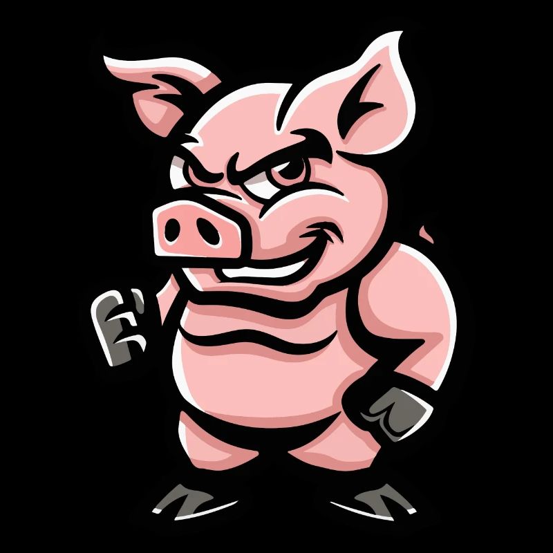 Bande dessinée de cochon