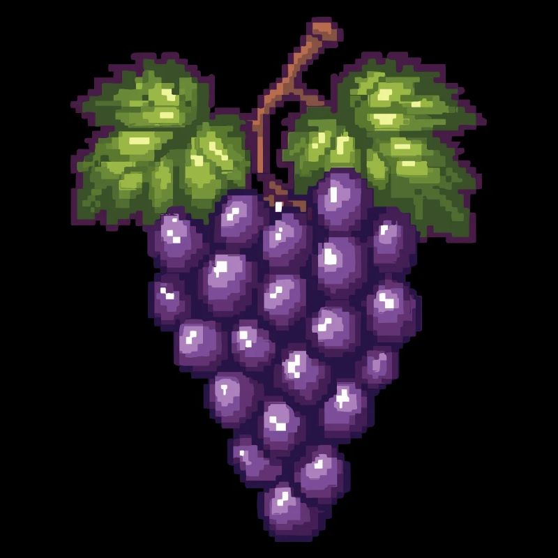 Weintrauben Pixel
