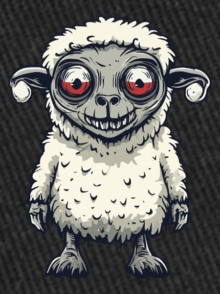 Sheep Halloween Comic Funny
